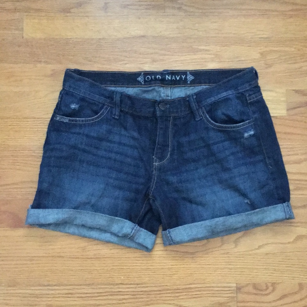 Old Navy distressed denim short